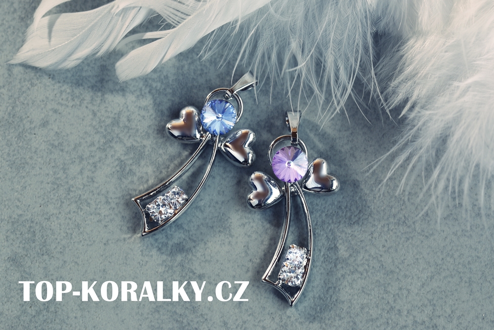 Dárek přívěsek Andílek pro Rivoli Swarovski